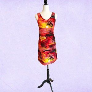 Vintage 90s Hawaiian sun dress